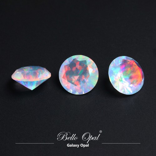 Lab-grown Synthetic Opal (Resin Free) Diamond Cut | Bello Opal